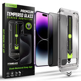Folie de protectie pentru iPhone 14 Pro Max, Techsuit TitanGlass FullCover