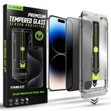 Folie de protectie pentru iPhone 14 Pro, Techsuit TitanGlass FullCover