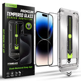Folie de protectie pentru iPhone 14 Pro, Techsuit TitanGlass FullCover