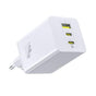 Incarcator retea Baseus EnerFill FE11 (P10182102213-00), USB, 2x Type-C, 100W, Incarcare rapidar, alb