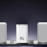 Incarcator retea Baseus EnerFill FE11 (P10182102213-00), USB, 2x Type-C, 100W, Incarcare rapidar, alb