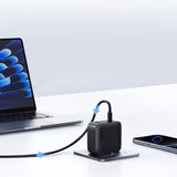 Incarcator retea Baseus EnerFill FH11 (E0121J00), 3x USB-C, 1x USB-A, 140W, GaN Technology, Incarcare rapida, negru