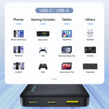 Baterie Externa Baseus Enerfill FP21 (P1008210D123-00), Dual Port, 10000mAh, 22.5W, Slim Design, Negru