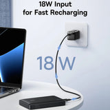 Baterie Externa Baseus Enerfill FP21 (P1008210D123-00), Dual Port, 10000mAh, 22.5W, Slim Design, Negru
