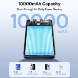 Baterie Externa Baseus Enerfill FP21 (P1008210D123-00), Dual Port, 10000mAh, 22.5W, Slim Design, Negru