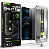 Folie de protectie pentru iPhone 12 Pro Max, Techsuit TitanGlass FullCover