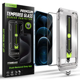 Folie de protectie pentru iPhone 12 Pro Max, Techsuit TitanGlass FullCover