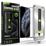 Folie de protectie pentru iPhone 11 Pro, Techsuit TitanGlass FullCover (2 pack)
