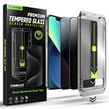 Folie de protectie pentru iPhone 13, Techsuit TitanGlass FullCover (2 pack)