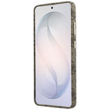 Husa pentru Samsung Galaxy S26, Guess 4G Script MagSafe (GUHMS26S5P4FWMSW), maro