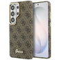 Husa pentru Samsung Galaxy S26, Guess 4G Script MagSafe (GUHMS26S5P4FWMSW), maro