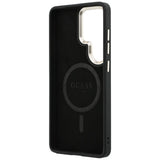 Husa pentru Samsung Galaxy S26 Ultra, Guess 4G Embossed Ring MagSafe (GUHMS26LP4MSEGCW), maro