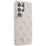 Husa pentru Samsung Galaxy S26 Ultra, Guess 4G Triangle Logo MagSafe (GUHMS26LP4GTDGMP), roz