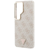 Husa pentru Samsung Galaxy S26 Ultra, Guess 4G Triangle Logo MagSafe (GUHMS26LP4GTDGMP), roz