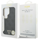 Husa pentru Samsung Galaxy S26 Ultra, Guess 4G Triangle Logo MagSafe (GUHMS26LP4GTDGMK), negru
