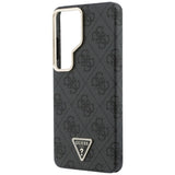 Husa pentru Samsung Galaxy S26 Ultra, Guess 4G Triangle Logo MagSafe (GUHMS26LP4GTDGMK), negru