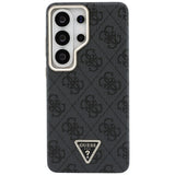 Husa pentru Samsung Galaxy S26 Ultra, Guess 4G Triangle Logo MagSafe (GUHMS26LP4GTDGMK), negru