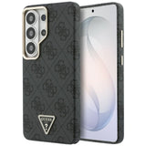 Husa pentru Samsung Galaxy S26 Ultra, Guess 4G Triangle Logo MagSafe (GUHMS26LP4GTDGMK), negru