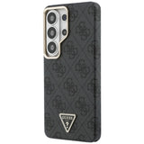 Husa pentru Samsung Galaxy S26 Ultra, Guess 4G Triangle Logo MagSafe (GUHMS26LP4GTDGMK), negru