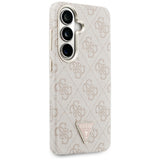 Husa pentru Samsung Galaxy S26, Guess 4G Triangle Logo MagSafe (GUHMS26SP4GTDGMP), roz