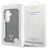 Husa pentru Samsung Galaxy S26, Guess 4G Triangle Logo MagSafe (GUHMS26SP4GTDGMK), negru