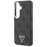 Husa pentru Samsung Galaxy S26, Guess 4G Triangle Logo MagSafe (GUHMS26SP4GTDGMK), negru