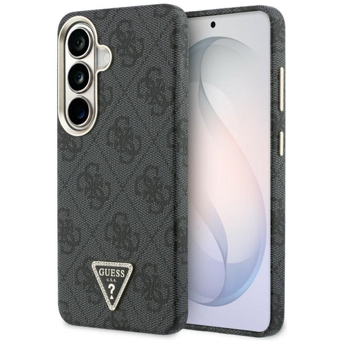 Husa pentru Samsung Galaxy S26, Guess 4G Triangle Logo MagSafe (GUHMS26SP4GTDGMK), negru