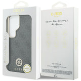 Husa pentru Samsung Galaxy S26 Ultra, Guess Rhinestone Round Logo MagSafe (GUHMS26LP4GRMDEK), negru