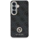 Husa pentru Samsung Galaxy S26, Guess Rhinestone Round Logo MagSafe (GUHMS26SP4GRMDEK), negru