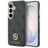 Husa pentru Samsung Galaxy S26, Guess Rhinestone Round Logo MagSafe (GUHMS26SP4GRMDEK), negru
