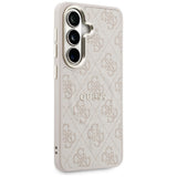 Husa pentru Samsung Galaxy S26 Plus, Guess 4G Embossed Ring MagSafe (GUHMS26MP4MSEGCP), roz