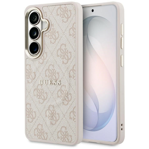 Husa pentru Samsung Galaxy S26 Plus, Guess 4G Embossed Ring MagSafe (GUHMS26MP4MSEGCP), roz