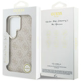 Husa pentru Samsung Galaxy S26 Ultra, Guess 4G Embossed Ring MagSafe (GUHMS26LP4MSEGCP), roz