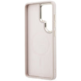 Husa pentru Samsung Galaxy S26 Ultra, Guess 4G Embossed Ring MagSafe (GUHMS26LP4MSEGCP), roz