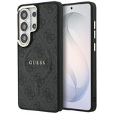 Husa pentru Samsung Galaxy S26 Ultra, Guess 4G Embossed Ring MagSafe (GUHMS26LP4MSEGCK), negru