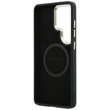 Husa pentru Samsung Galaxy S26 Ultra, Guess Perforated Logo MagSafe (GUHMS26L5PG4SRGK), negru