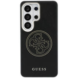 Husa pentru Samsung Galaxy S26 Ultra, Guess Perforated Logo MagSafe (GUHMS26L5PG4SRGK), negru