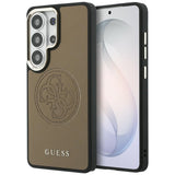 Husa pentru Samsung Galaxy S26 Ultra, Guess Perforated Logo MagSafe (GUHMS26L5PG4SRGW), maro