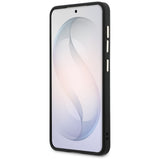 Husa pentru Samsung Galaxy S26, Guess Perforated Logo MagSafe (GUHMS26S5PG4SRGK), negru