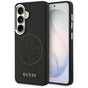 Husa pentru Samsung Galaxy S26, Guess Perforated Logo MagSafe (GUHMS26S5PG4SRGK), negru