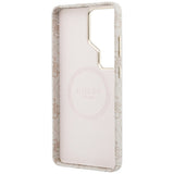 Husa pentru Samsung Galaxy S26 Ultra, Guess 4G Script MagSafe (GUHMS26L5P4FWMSP), roz