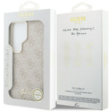 Husa pentru Samsung Galaxy S26 Ultra, Guess 4G Script MagSafe (GUHMS26L5P4FWMSP), roz