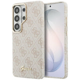 Husa pentru Samsung Galaxy S26 Ultra, Guess 4G Script MagSafe (GUHMS26L5P4FWMSP), roz
