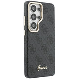 Husa pentru Samsung Galaxy S26 Ultra, Guess 4G Script MagSafe (GUHMS26L5P4FWMSK), negru