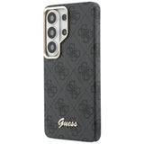 Husa pentru Samsung Galaxy S26 Ultra, Guess 4G Script MagSafe (GUHMS26L5P4FWMSK), negru