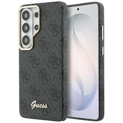 Husa pentru Samsung Galaxy S26 Ultra, Guess 4G Script MagSafe (GUHMS26L5P4FWMSK), negru