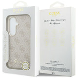 Husa pentru Samsung Galaxy S26, Guess 4G Script MagSafe (GUHMS26S5P4FWMSP), roz