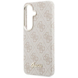 Husa pentru Samsung Galaxy S26, Guess 4G Script MagSafe (GUHMS26S5P4FWMSP), roz