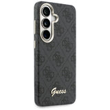 Husa pentru Samsung Galaxy S26, Guess 4G Script MagSafe (GUHMS26S5P4FWMSK), negru