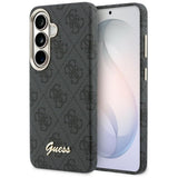 Husa pentru Samsung Galaxy S26, Guess 4G Script MagSafe (GUHMS26S5P4FWMSK), negru